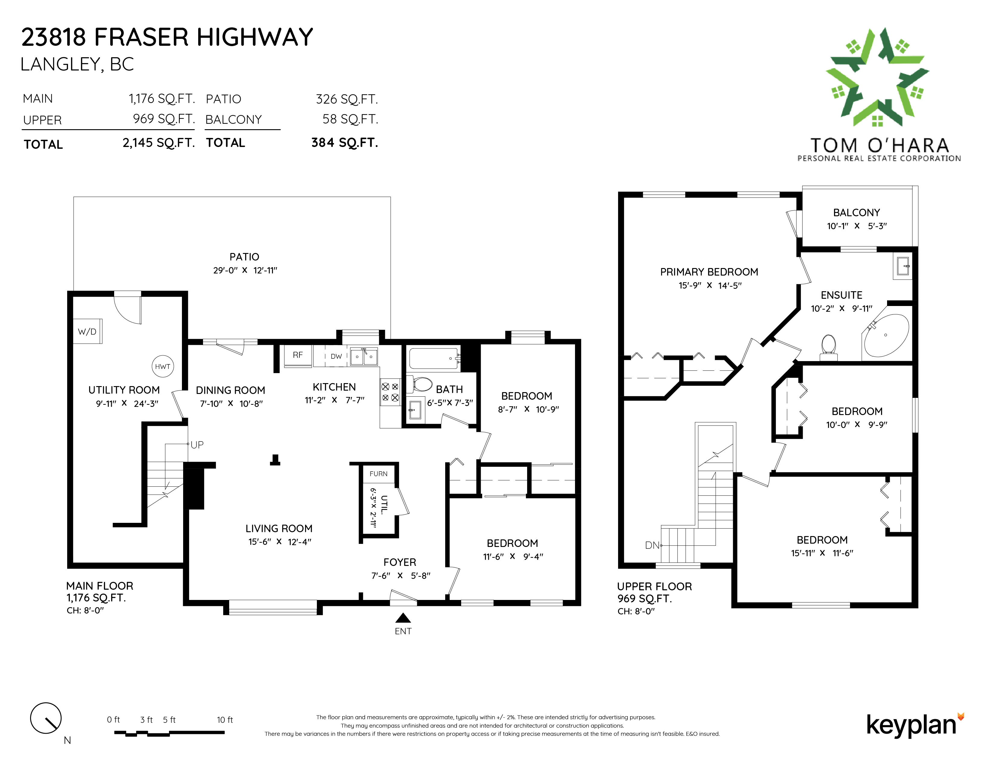 Tom O'Hara - 23818 Fraser Hwy, Langley, BC, Canada | Floor Plan 1
