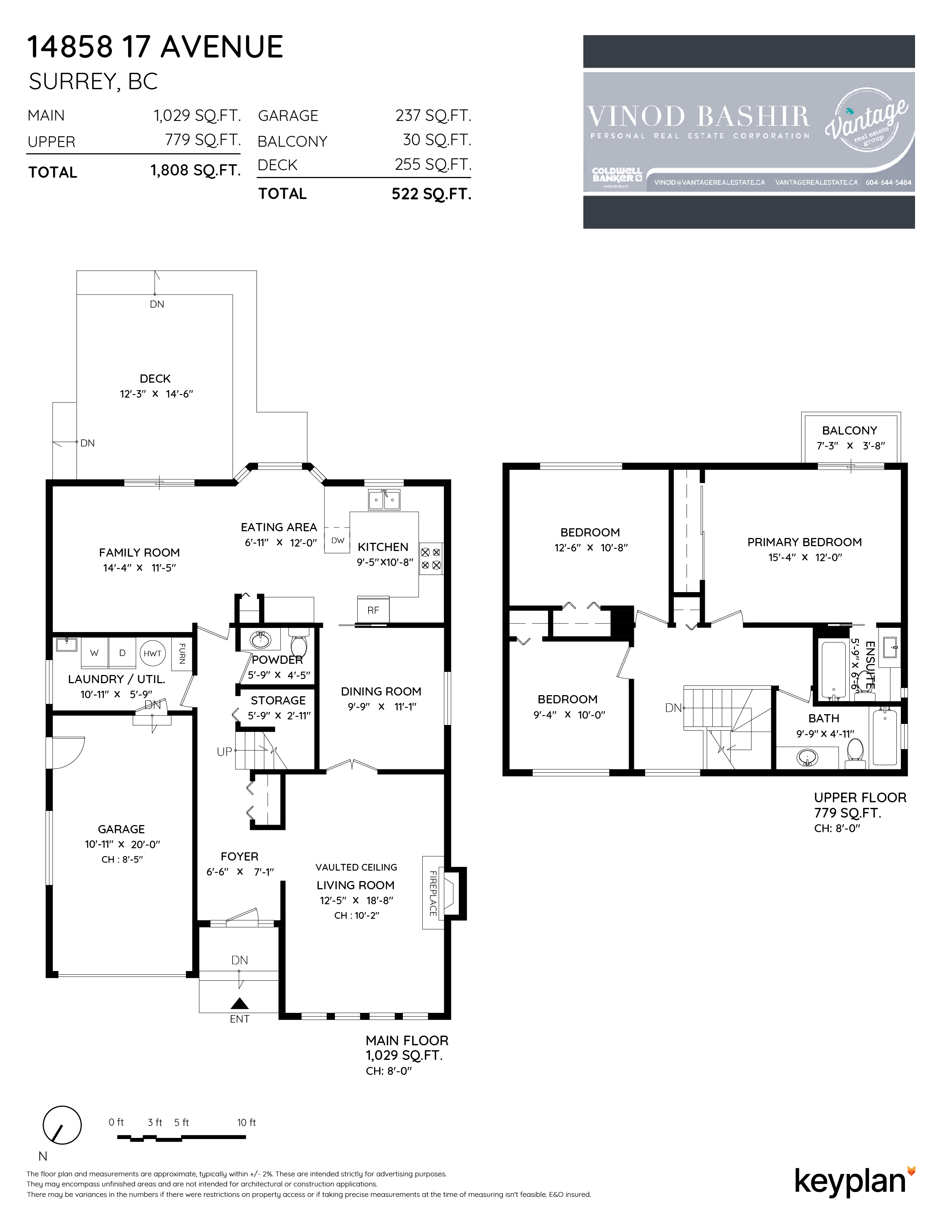 Vantage Real Estate Group - 14858 17 Avenue, Surrey, BC, Canada | Floor Plan 1