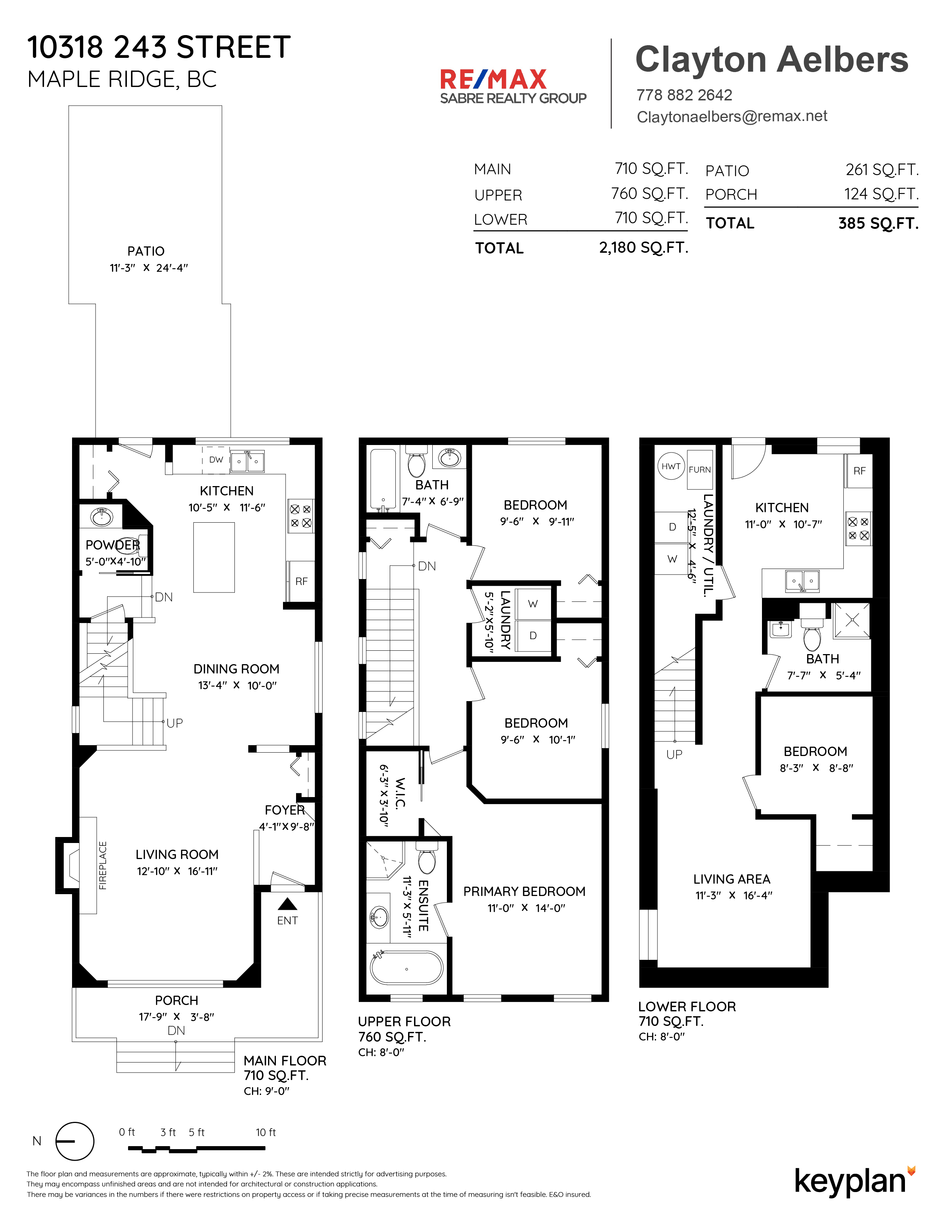 Clayton Aelbers - 10318 243 Street, Maple Ridge, BC, Canada | Floor Plan 1
