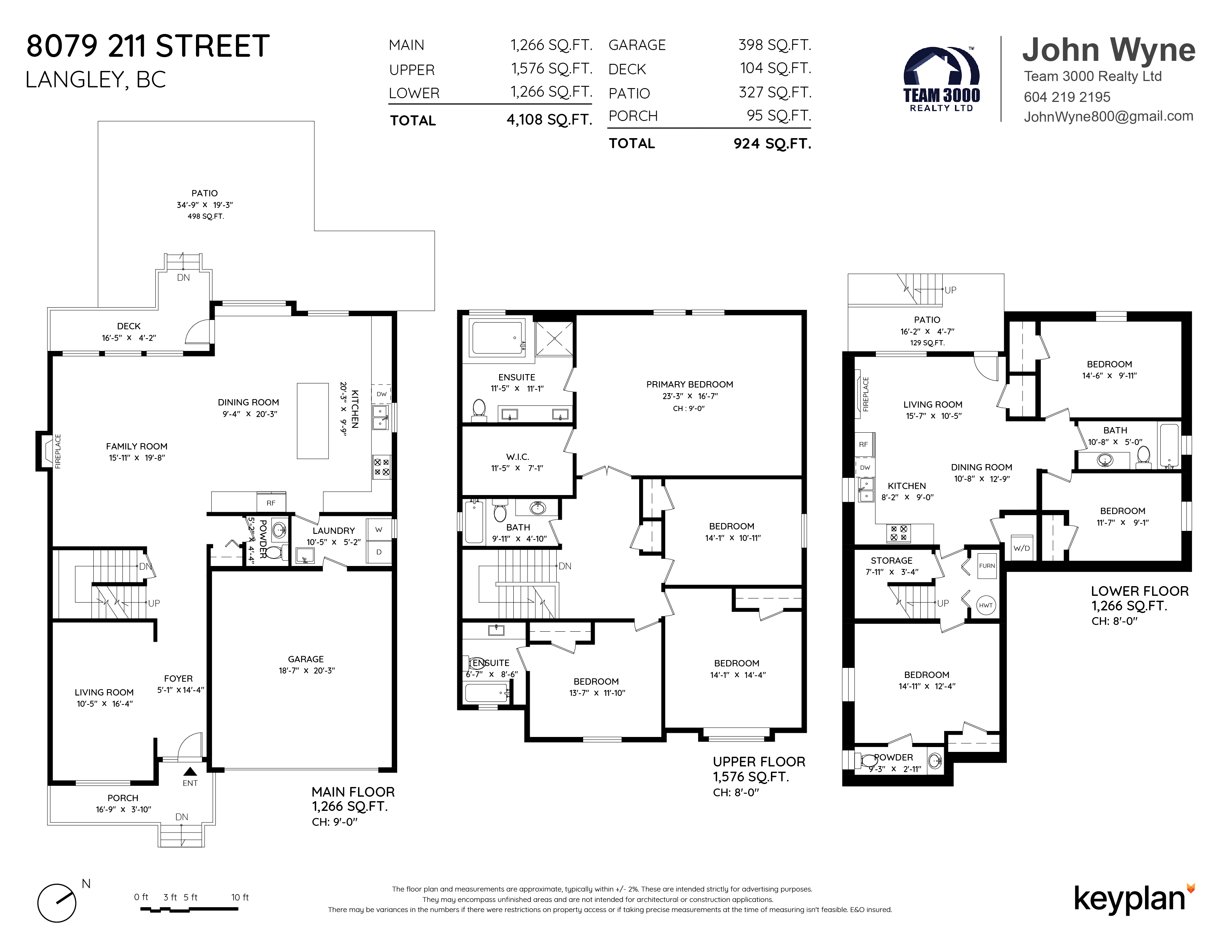 John Wyne - 8079 211 Street, Langley, BC, Canada | Floor Plan 1