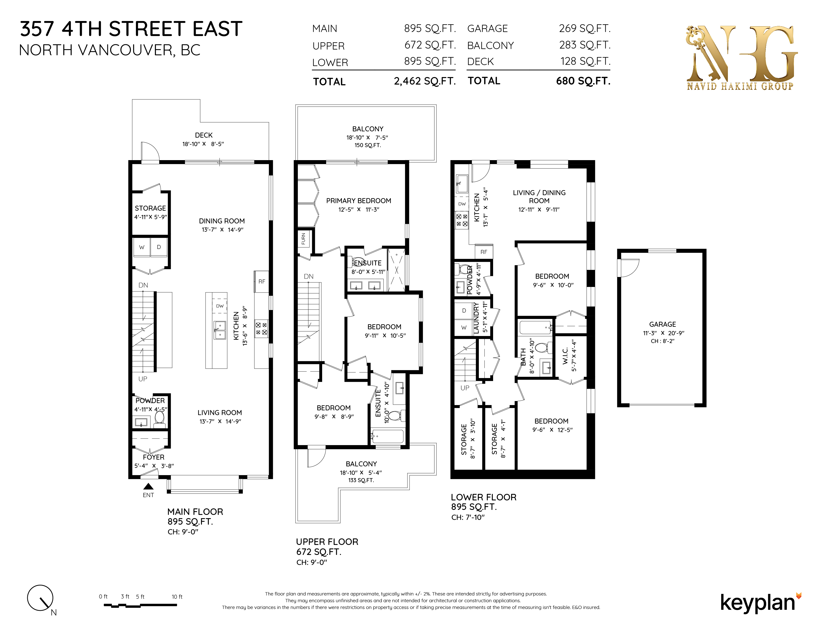 Navid Hakimi - 357 4th Street East, North Vancouver, BC, Canada | Floor Plan 1