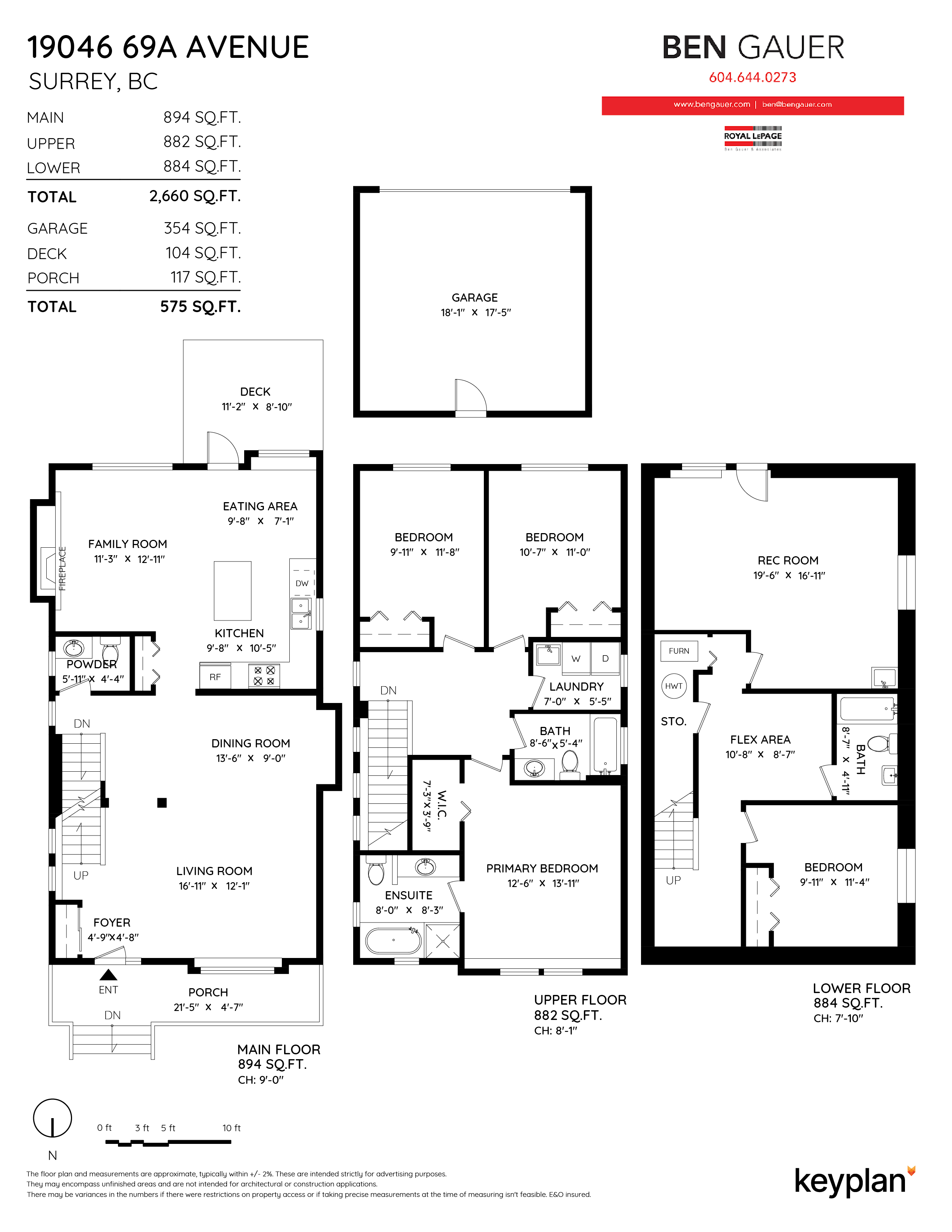 Ben Gauer - 19046 69A Avenue, Surrey, BC, Canada V4N 0A5 | Floor Plan 1
