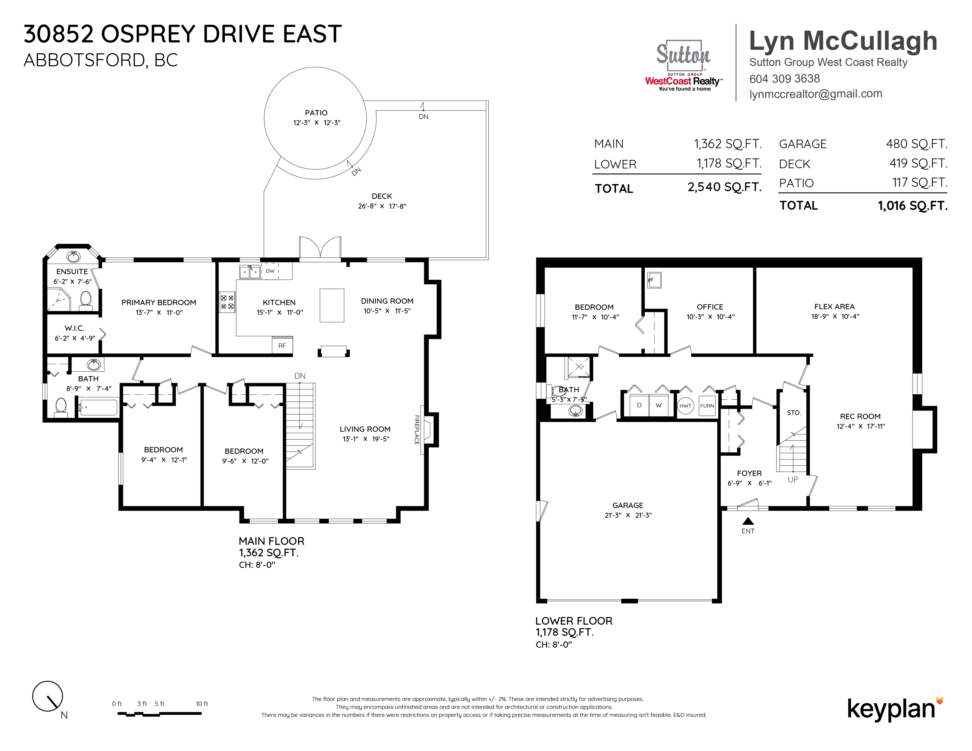 Lyn McCullagh - 30852 Osprey Drive East, Abbotsford, BC, Canada | Floor Plan 1