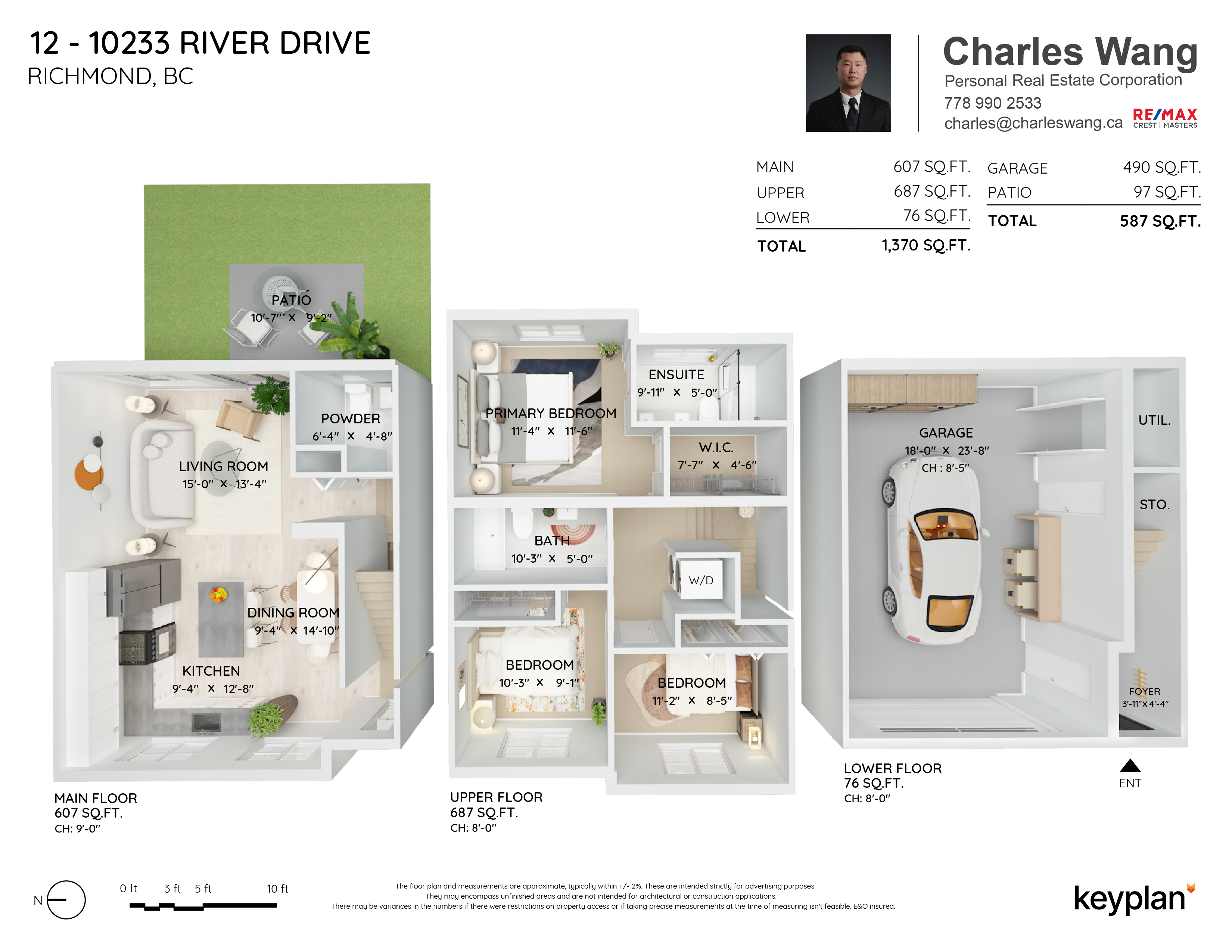 Charles Wang - Unit 12 - 10233 River Drive, Richmond, BC, Canada | Floor Plan 2