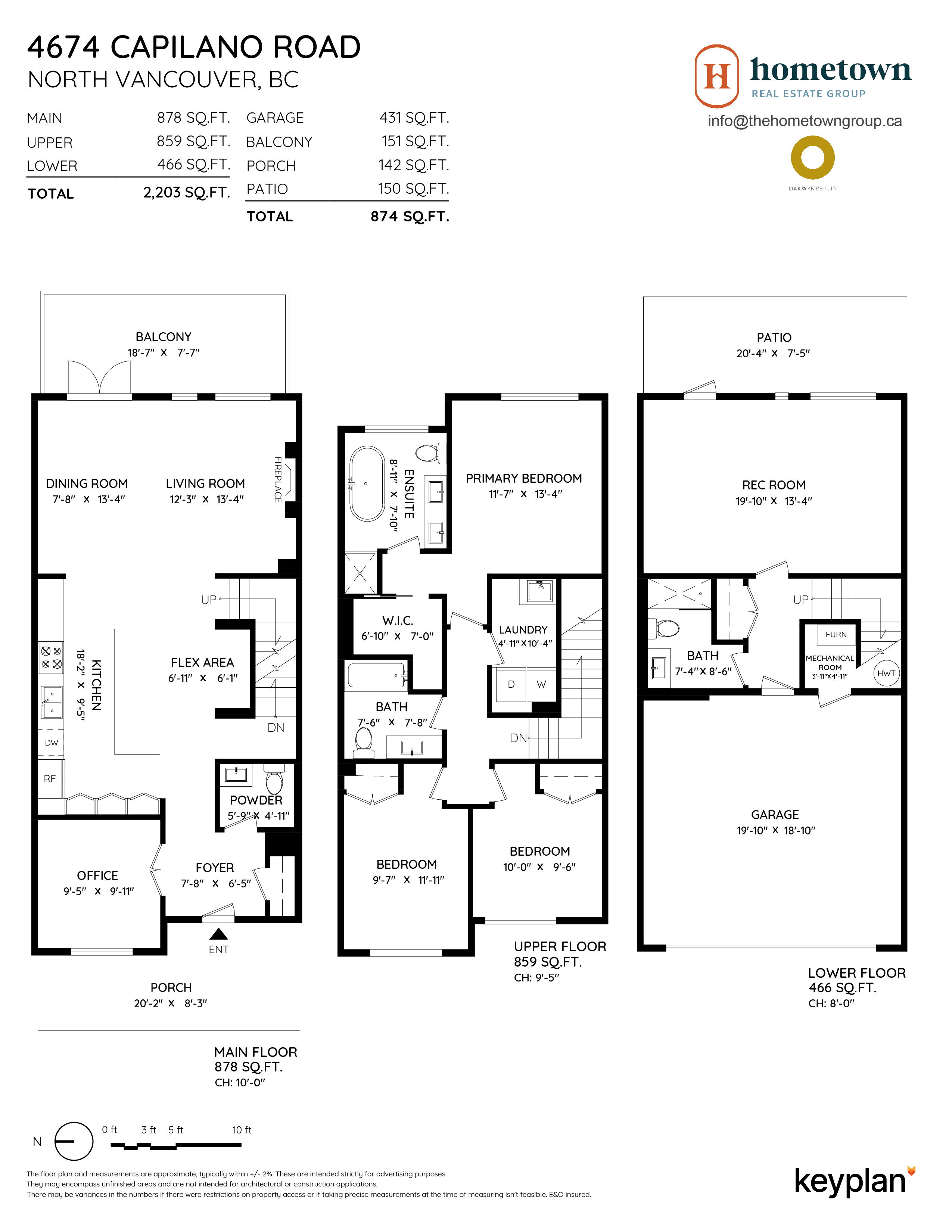 The Hometown Group - 4674 Capilano Road, North Vancouver, BC, Canada | Floor Plan 1