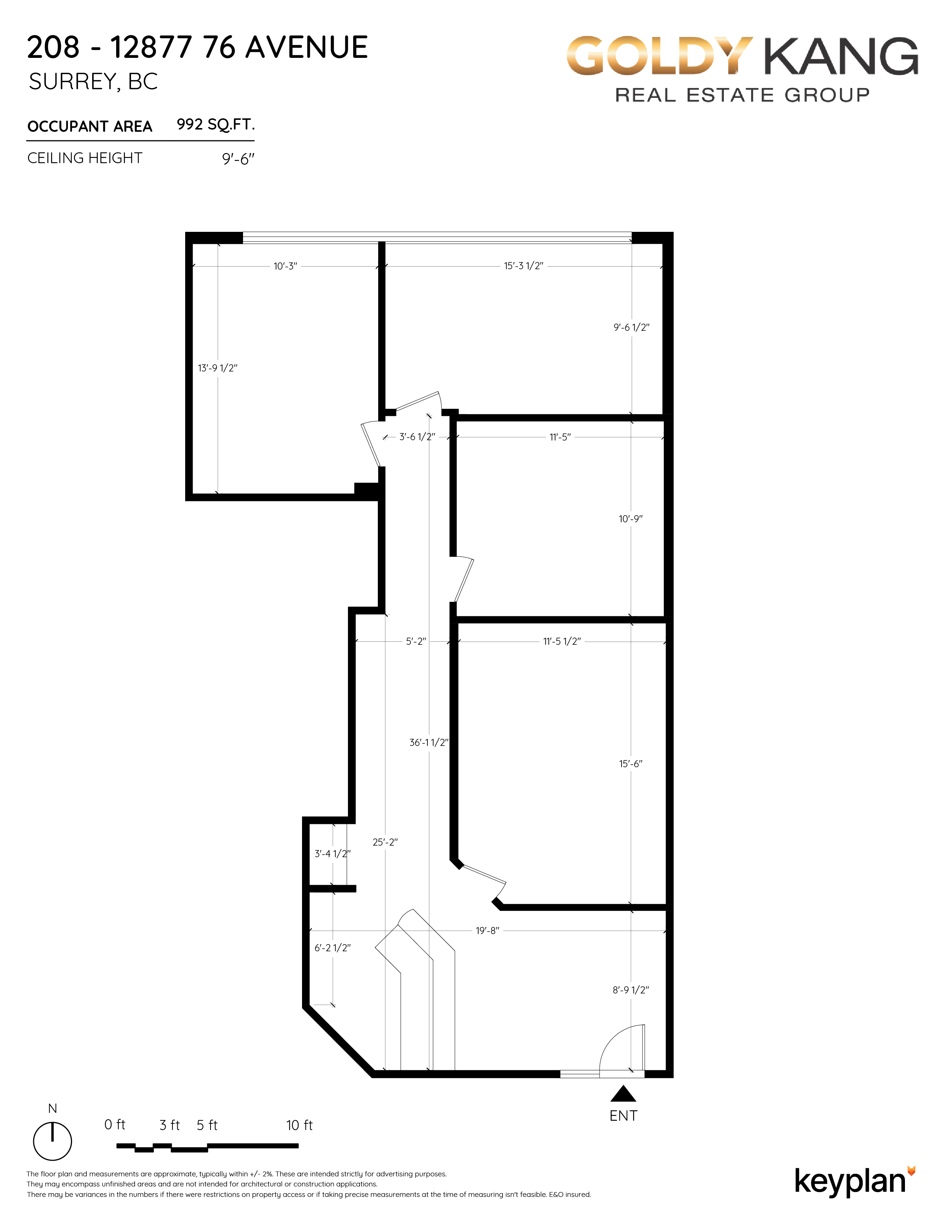Goldy Kang - Unit 208 - 12877 76 Avenue, Surrey, BC, Canada | Floor Plan 1