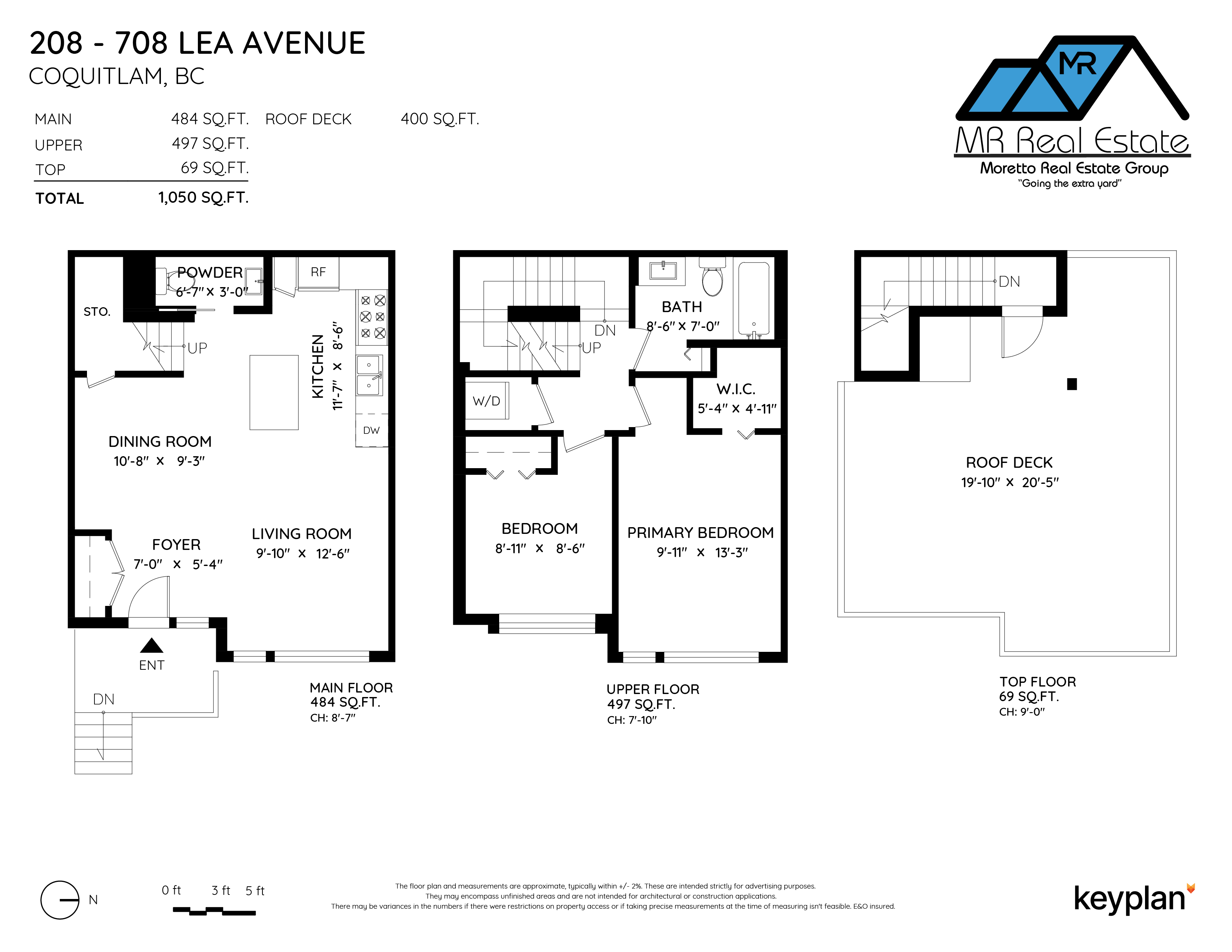 Michael Moretto - Unit 208 - 708 Lea Avenue, Coquitlam, BC, Canada | Floor Plan 1