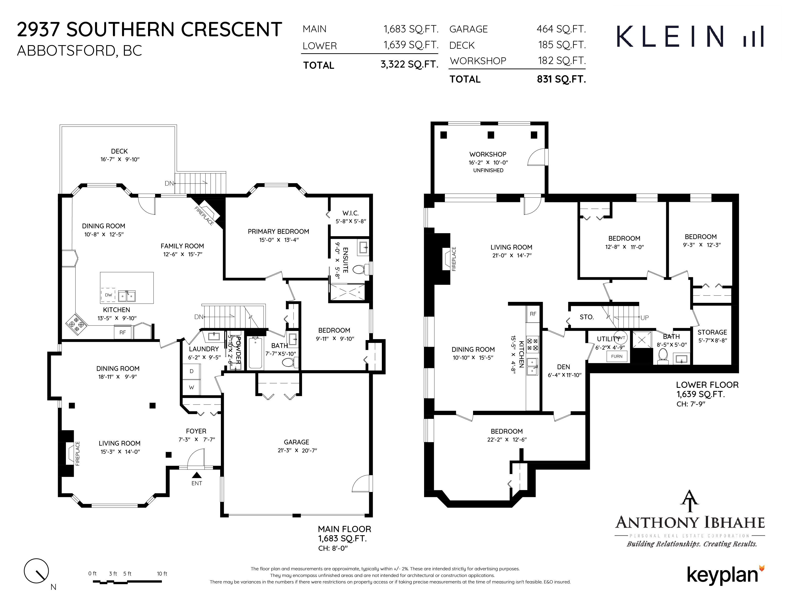 Anthony Ibhahe - 2937 Southern Crescent, Abbotsford, BC, Canada | Floor Plan 1