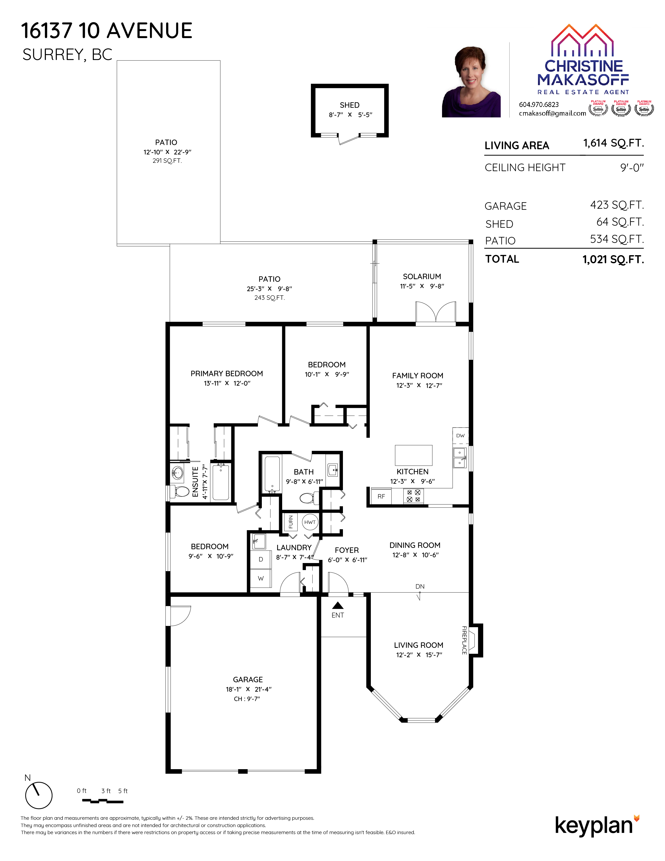 Christine Makasoff - 16137 10 Avenue, Surrey, BC, Canada | Floor Plan 1
