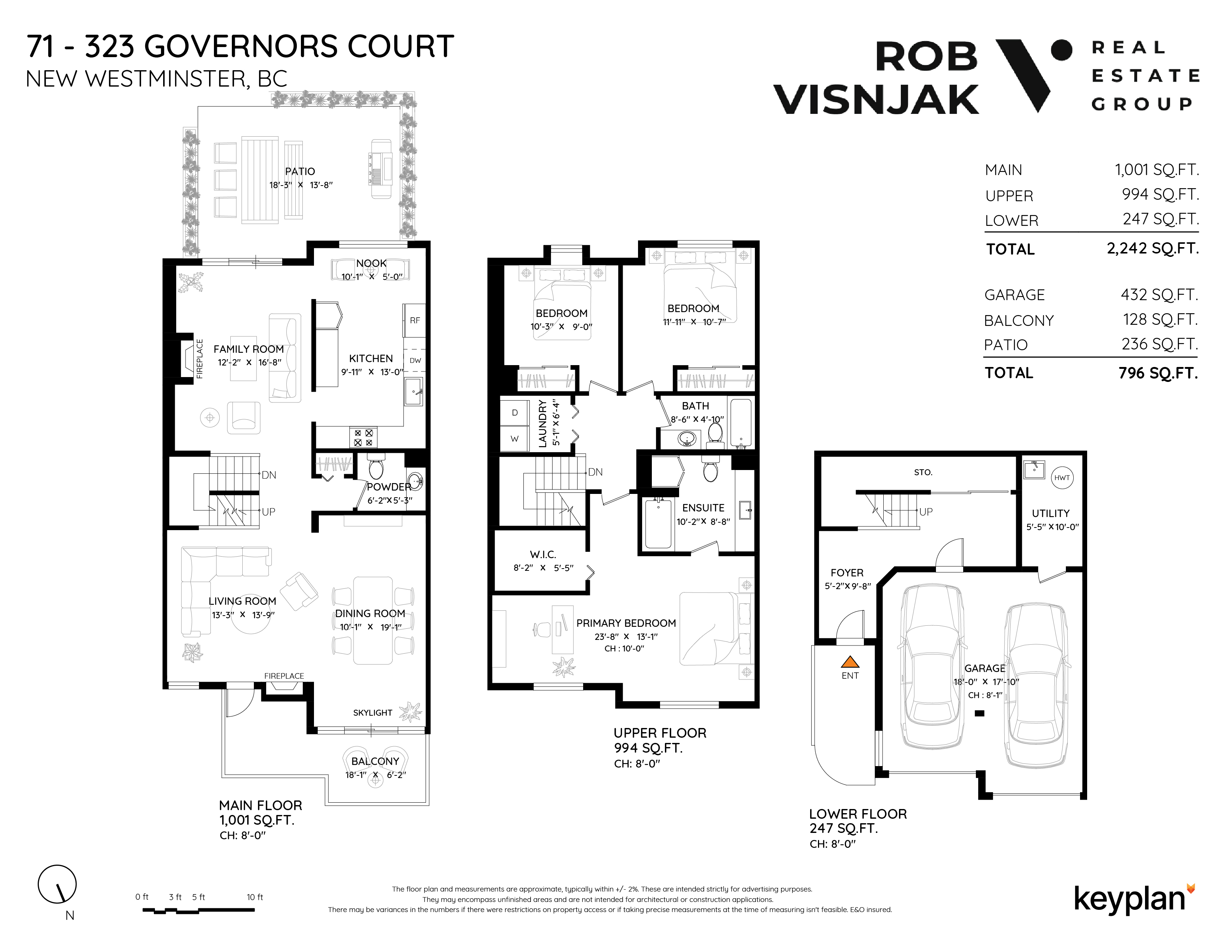 Rob Visnjak - Unit 71 - 323 Governors Court, New Westminster, BC, Canada | Floor Plan 1
