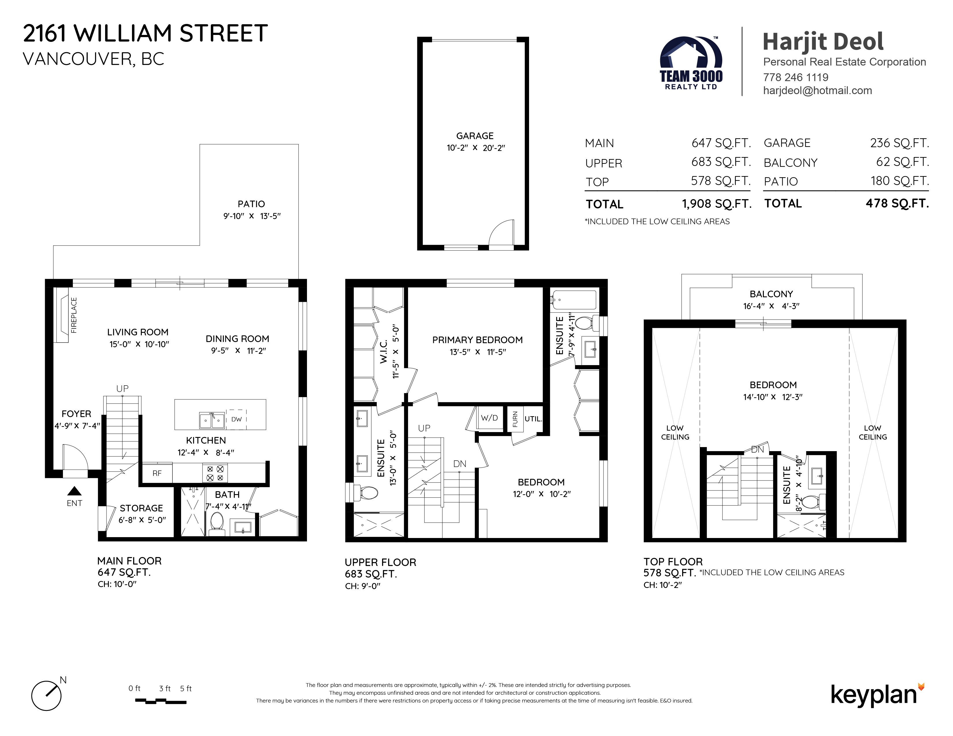 Harjit Deol - 2161 William Street, Vancouver, BC, Canada | Floor Plan 1