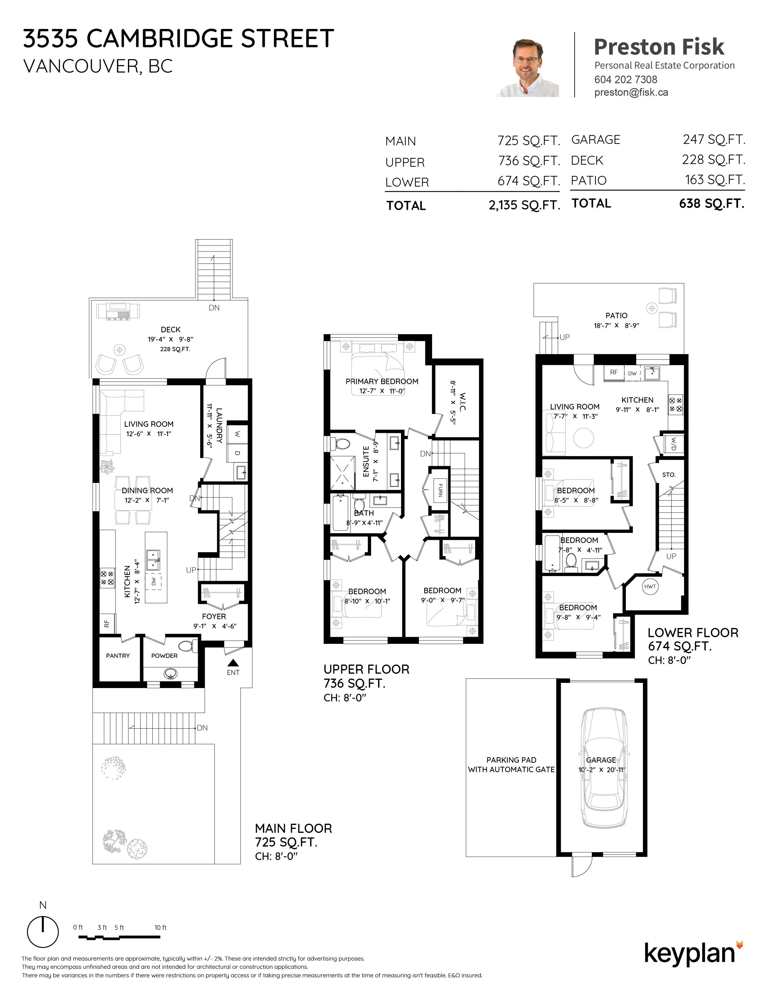 Preston Fisk - 3535 Cambridge Street, Vancouver, BC, V5K 1M3 Canada | Floor Plan 1