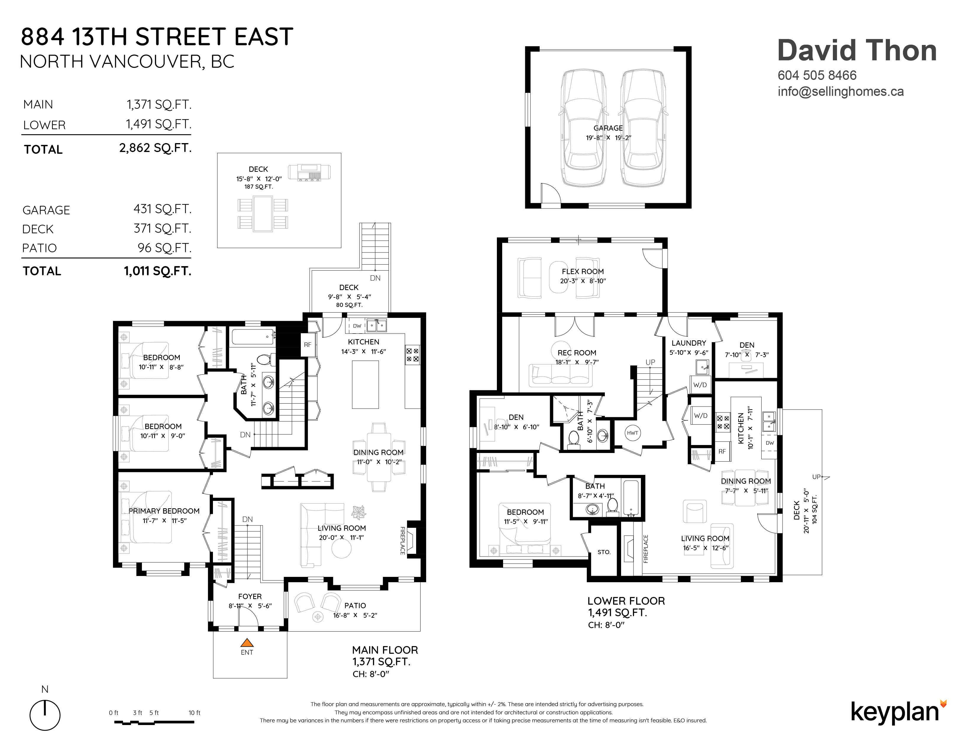 David Thon - 884 13th Street East, North Vancouver, BC, Canada | Floor Plan 1