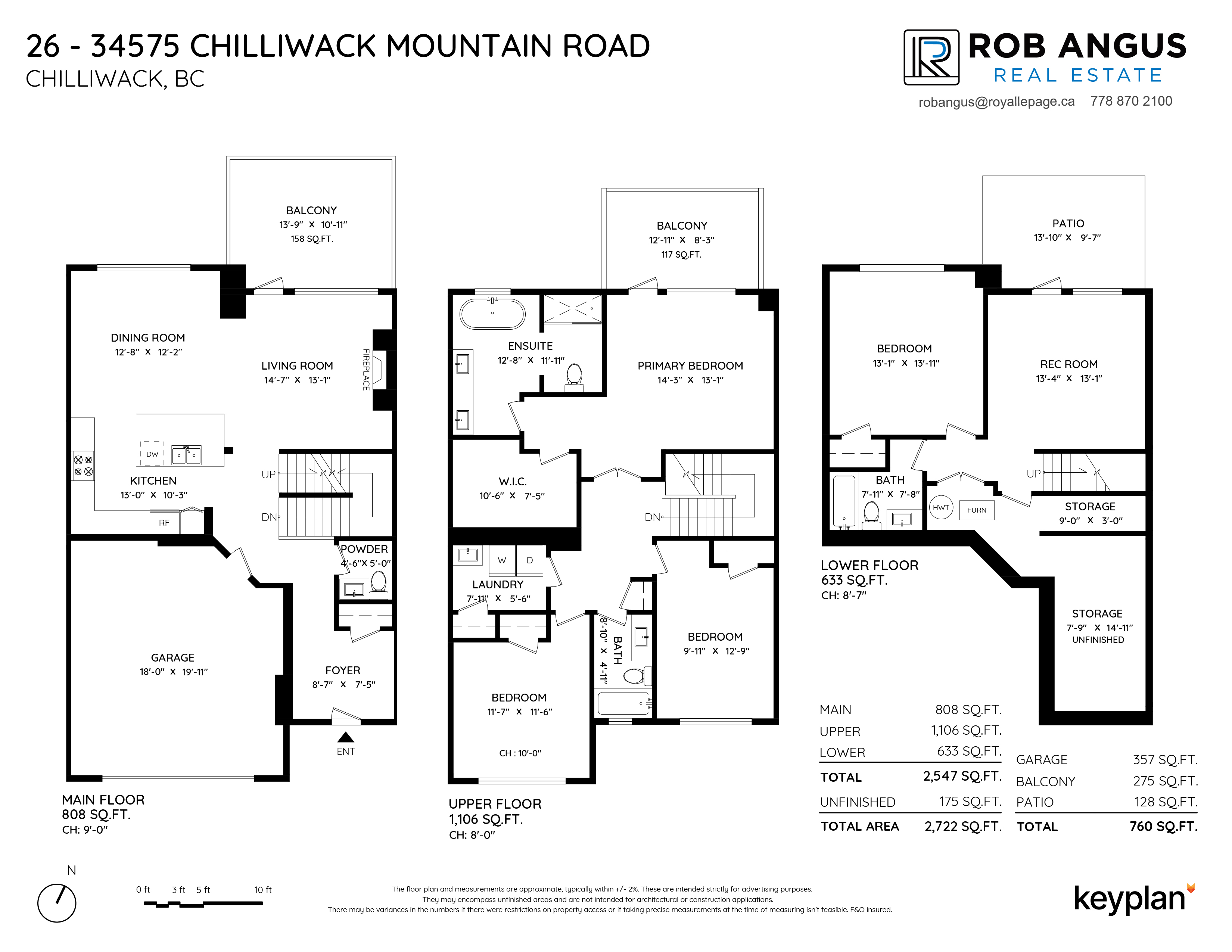 Rob Angus - Unit 26 - 34575 Chilliwack Mountain Road, Chilliwack, BC, Canada | Floor Plan 1