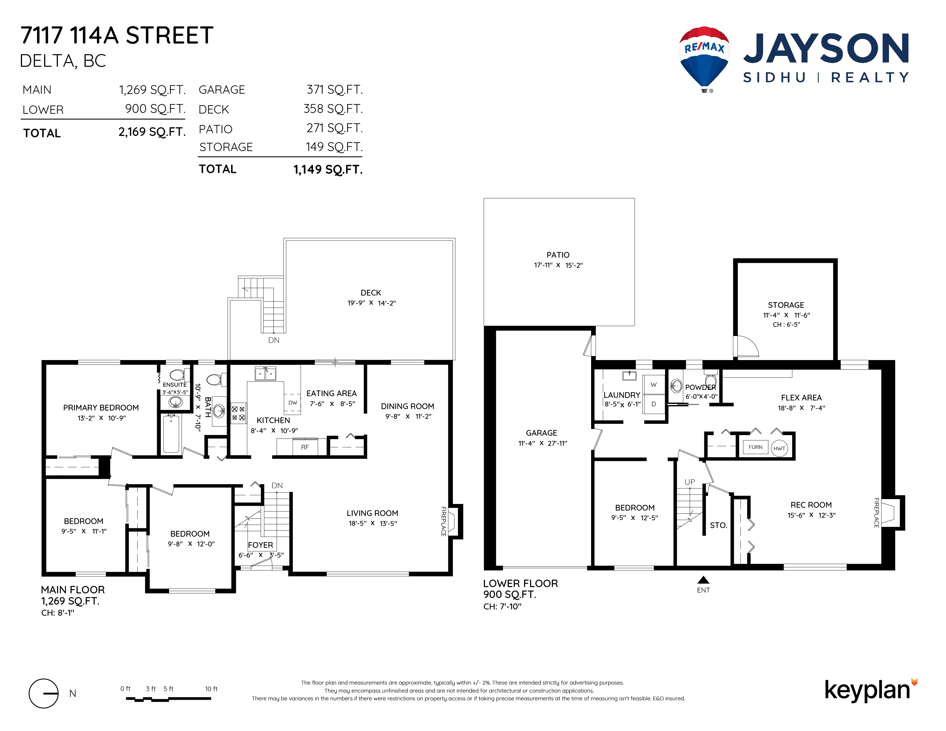 Jayson Sidhu - 7117 114A Street, Delta, BC, Canada | Floor Plan 1