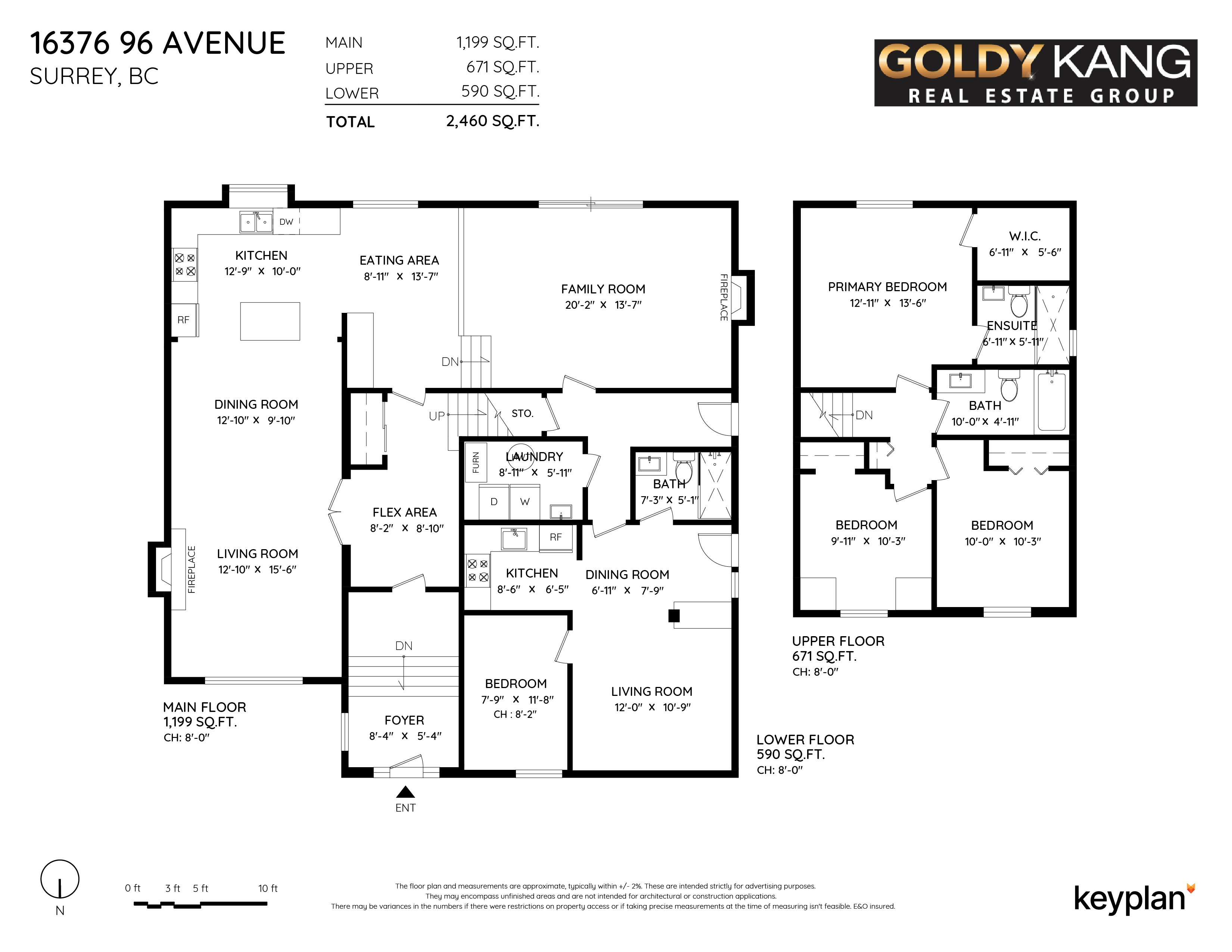 Goldy Kang - 16376 96 Avenue, Surrey, BC, Canada | Floor Plan 1
