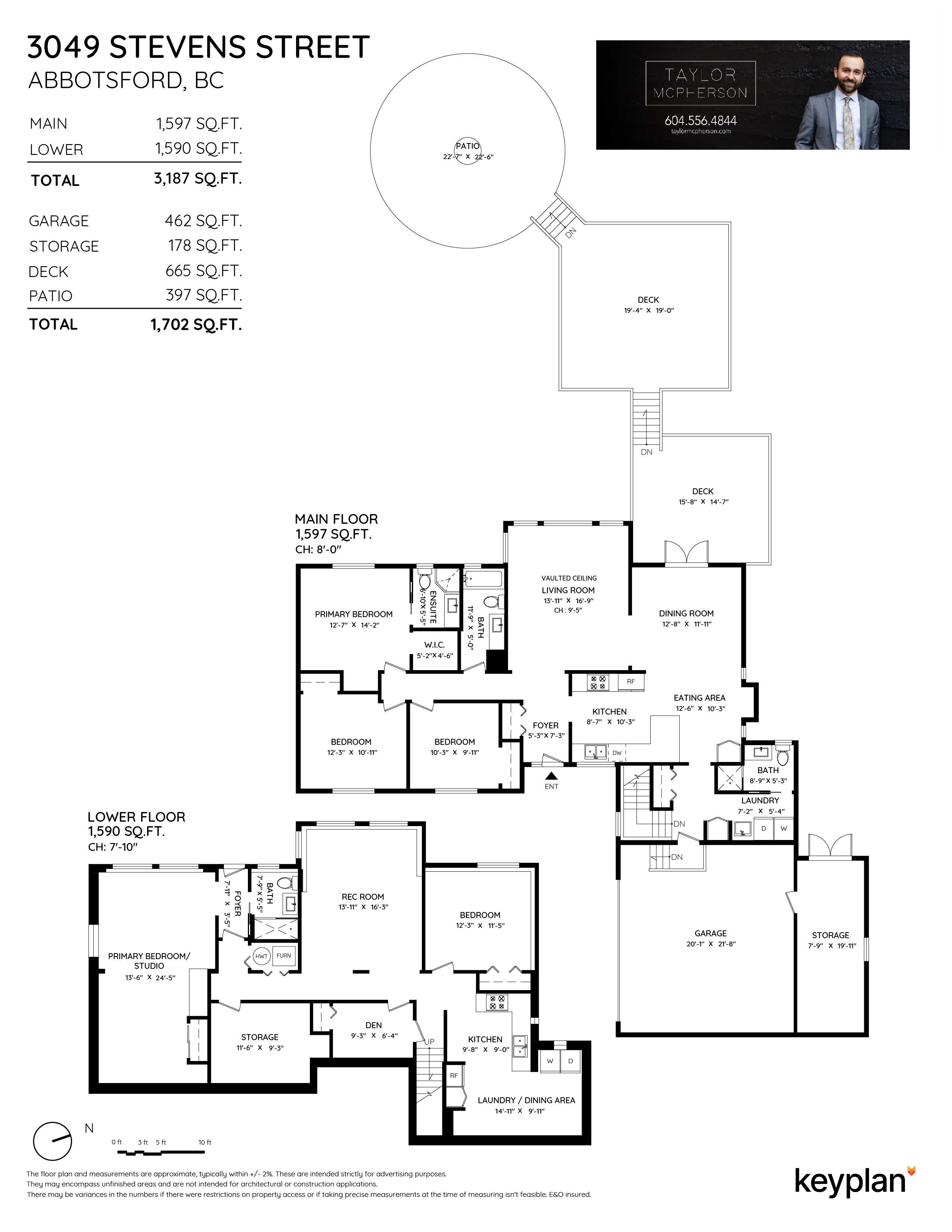 Taylor McPherson - 3049 Stevens Street, Abbotsford, BC, Canada | Floor Plan 1