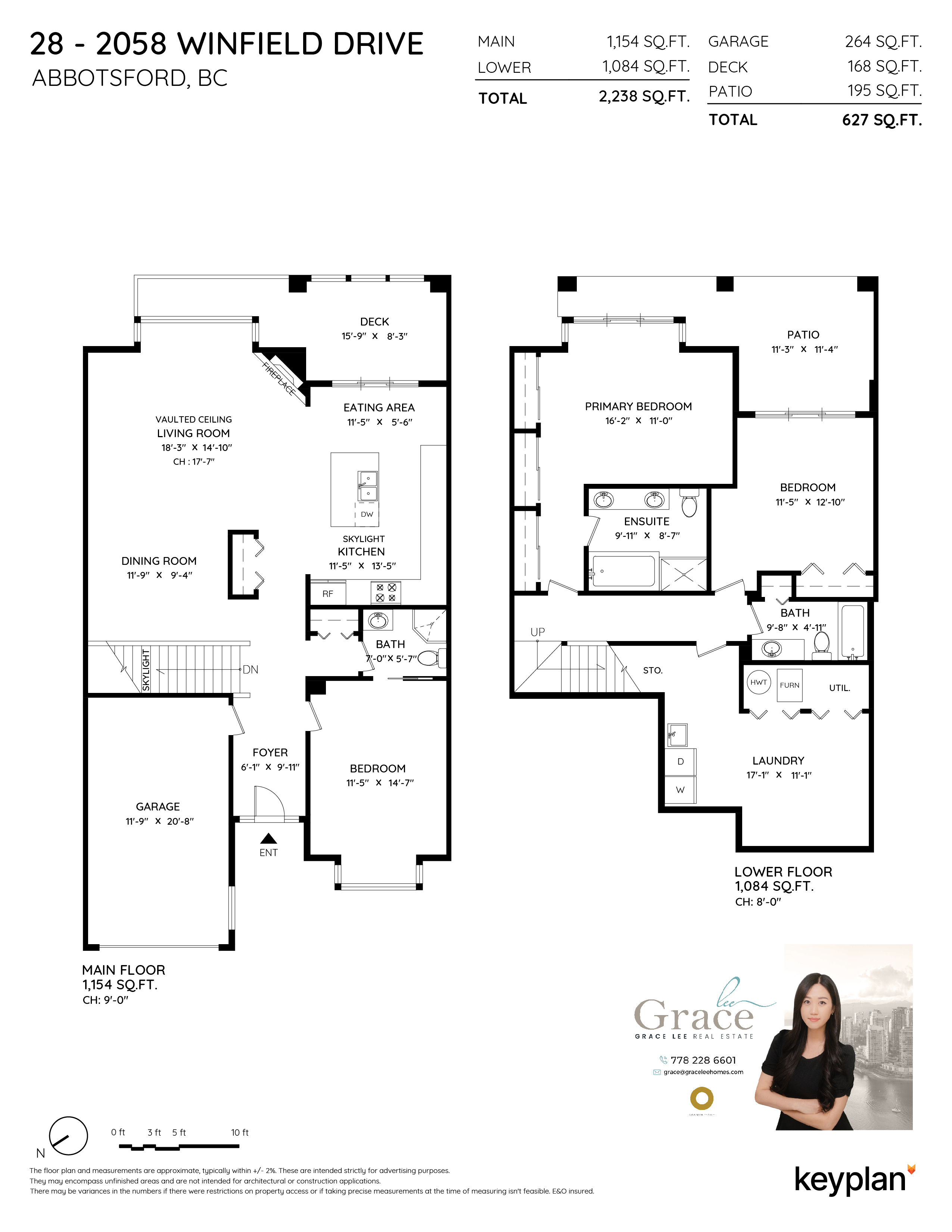 Grace Lee - Unit 28 - 2058 Winfield Drive, Abbotsford, BC, Canada | Floor Plan 1