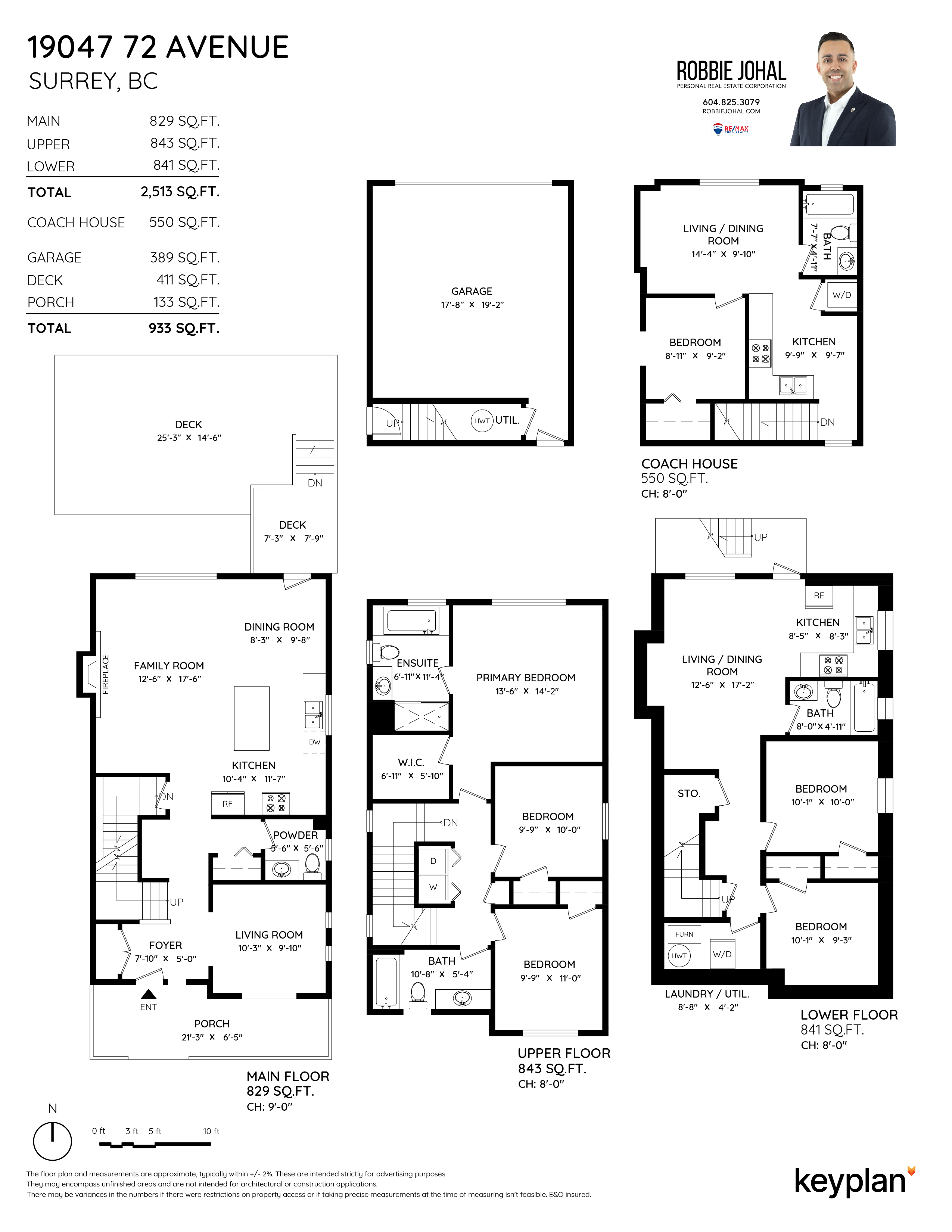 Robbie Johal - 19047 72 Avenue, Surrey, BC, Canada | Floor Plan 1
