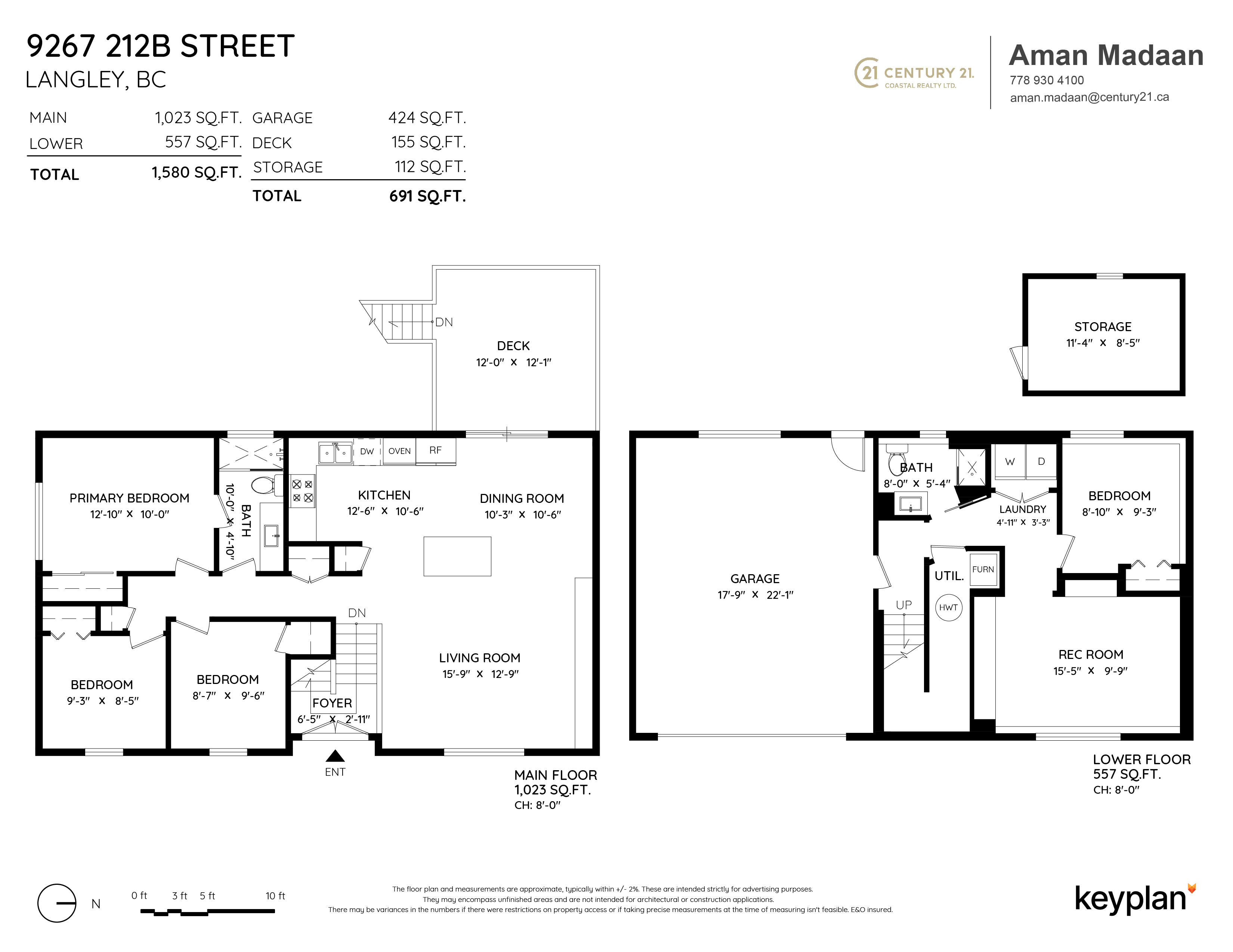 Aman Madaan - 9267 212b Street, Langley, BC, Canada | Floor Plan 1