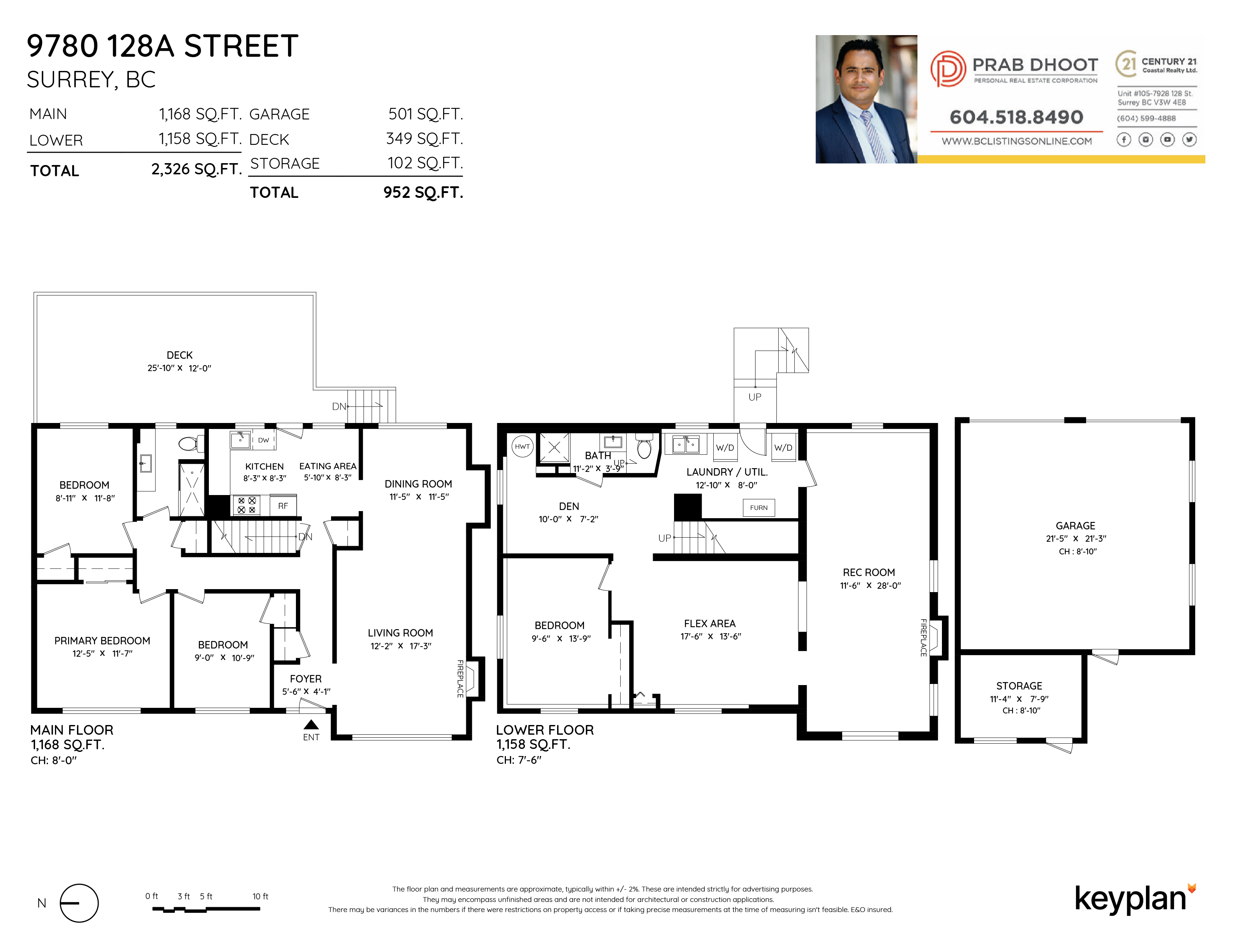Prab Dhoot - 9780 128A Street, Surrey, BC, Canada | Floor Plan 1