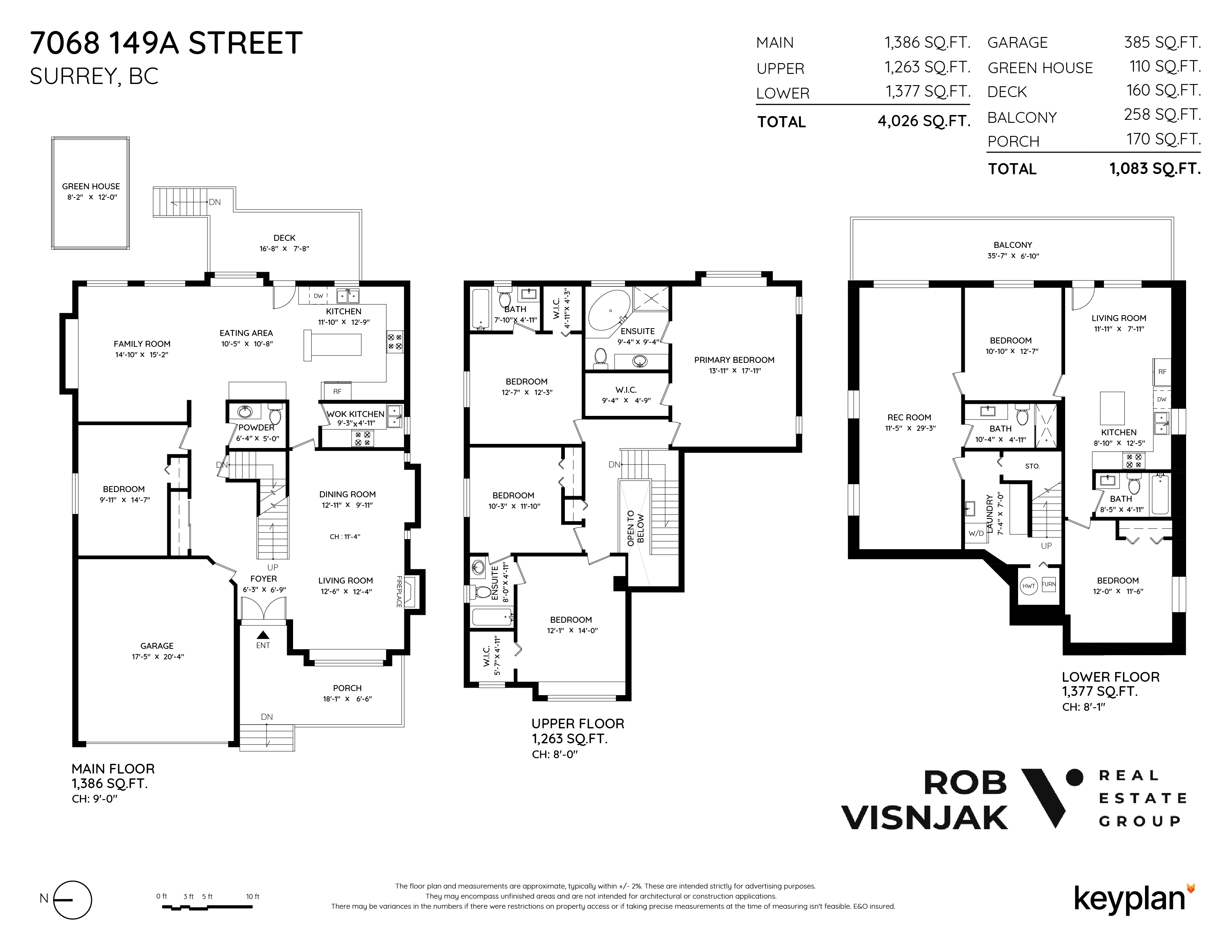 Rob Visnjak - 7068 149A Street, Surrey, BC, Canada | Floor Plan 1