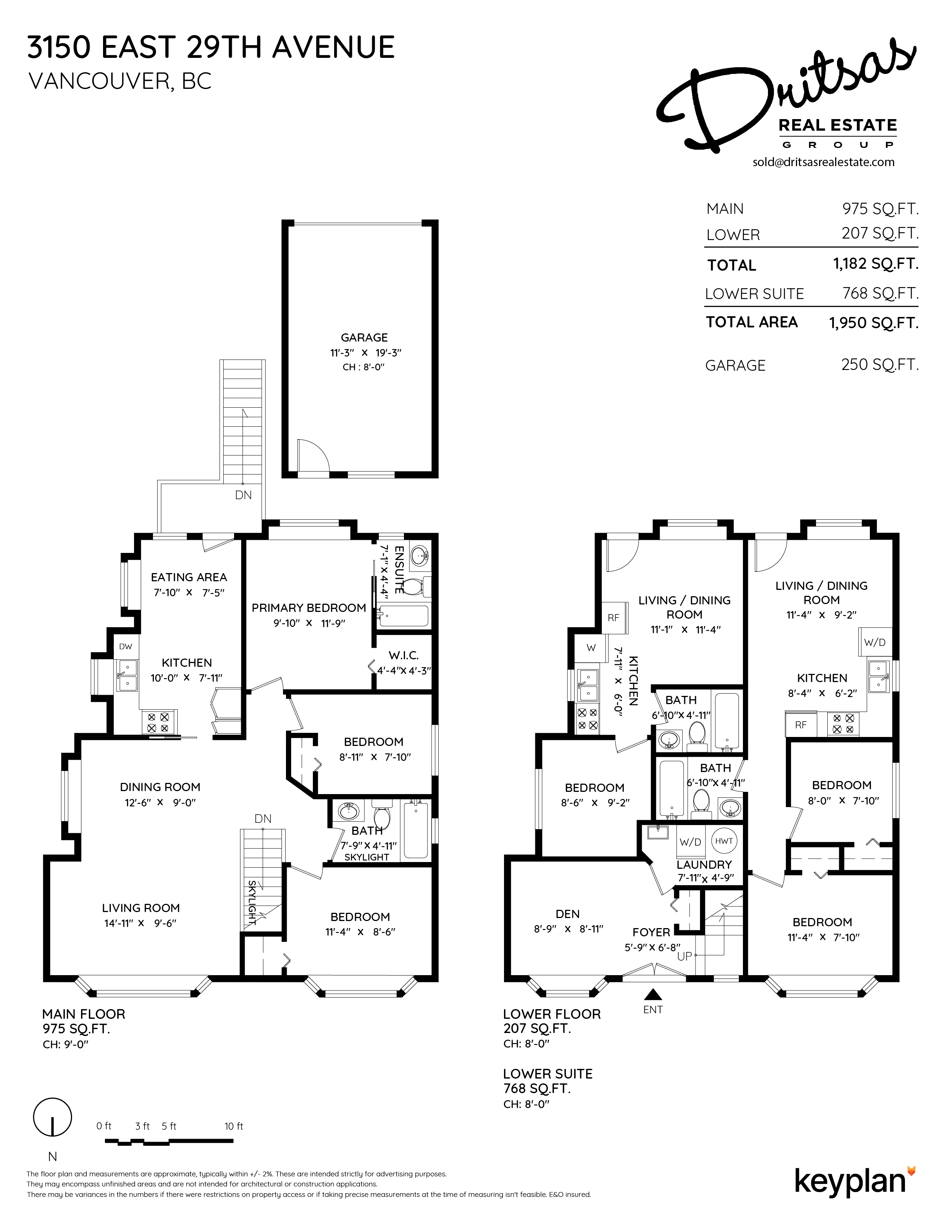 Dritsas Real Estate Group - 3150 East 29th Avenue, Vancouver, BC, Canada | Floor Plan 1