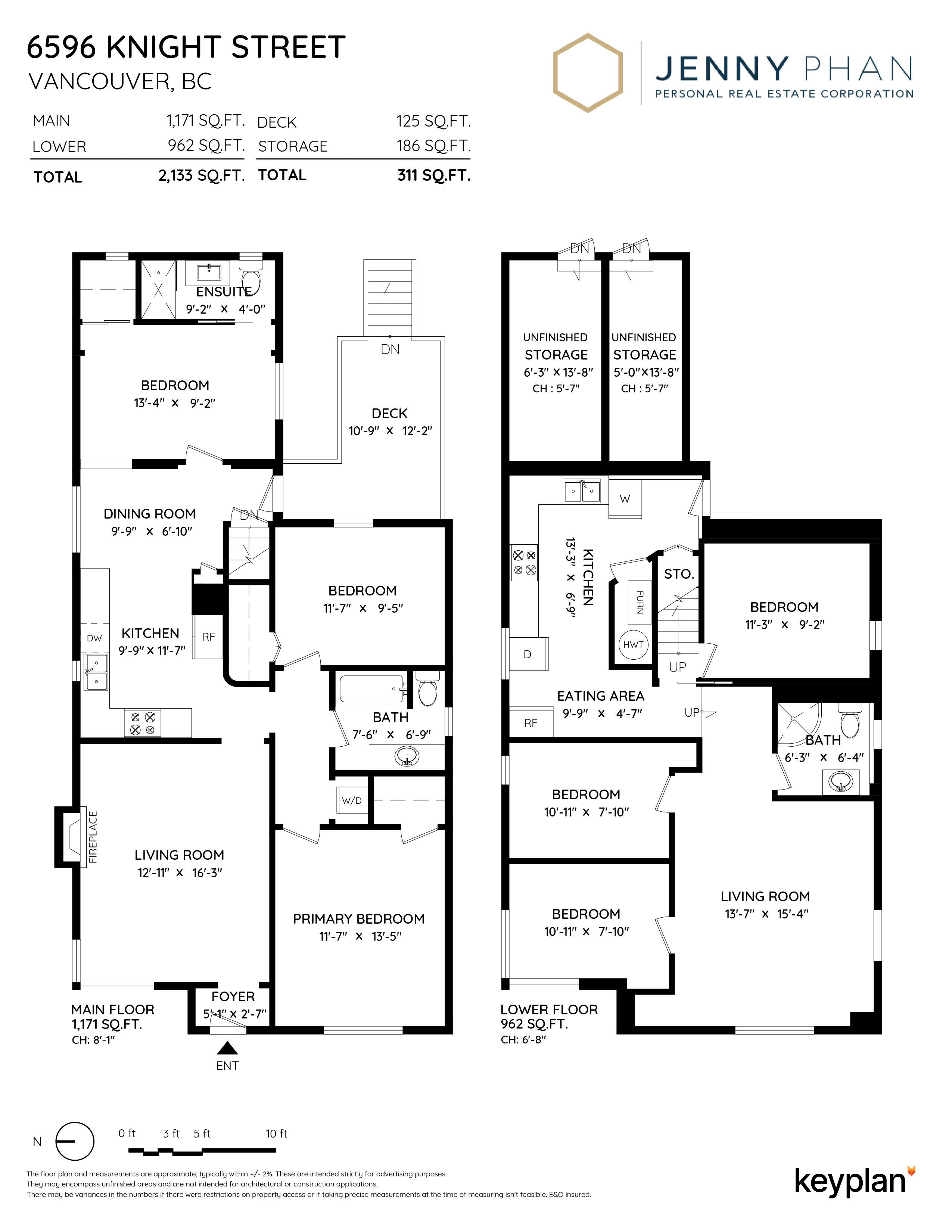 Jenny Phan - 6596 Knight Street, Vancouver, BC, Canada | Floor Plan 1